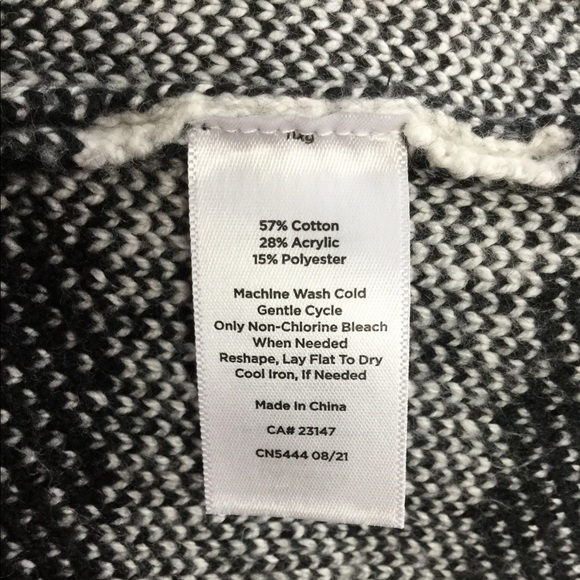 NWT Talbots Buffalo Plaid Sweater Jacket . - Picture 7 of 7